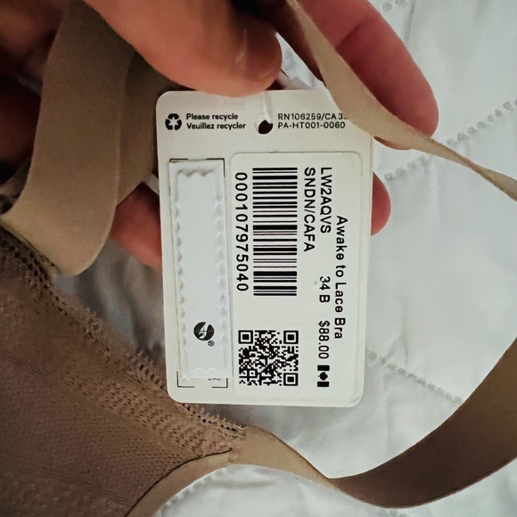 Lululemon - Awake to Lace Bra, 34B, Never Worn and New With Tags! - Picture 2 of 3